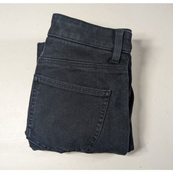 Uniqlo Denim - Uniqlo Jeans Womens Size 24x 26 Black Tapered Skinny High Rise Ultra Stretch